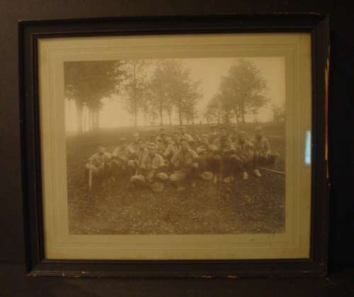 C L I Base Ball Team with Webless Gloves